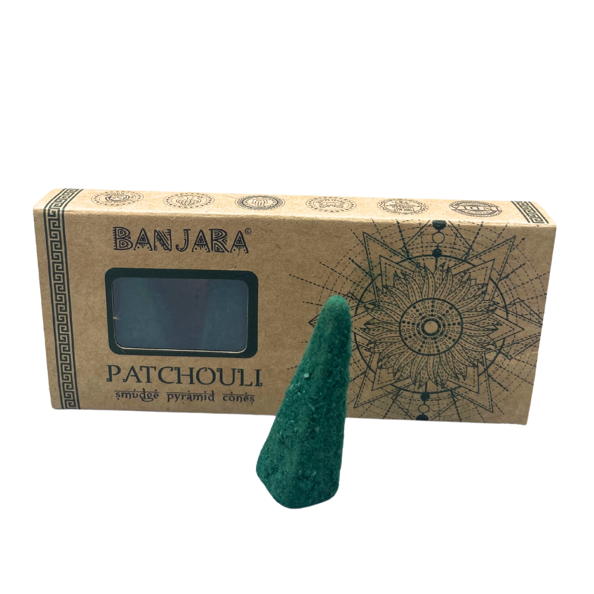 Banjara Pyramídové vonné kužele Pačuli