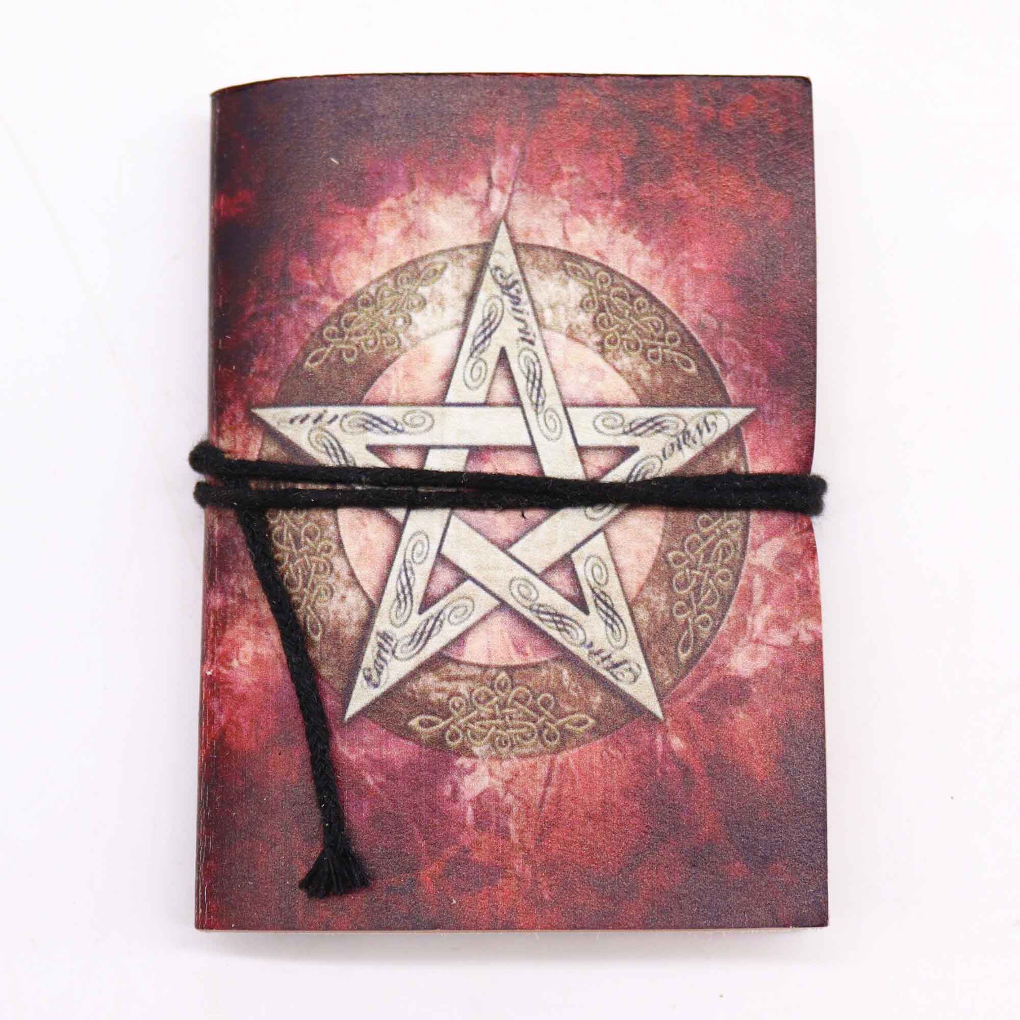 Zápisník gotický 07 Červený pentagram