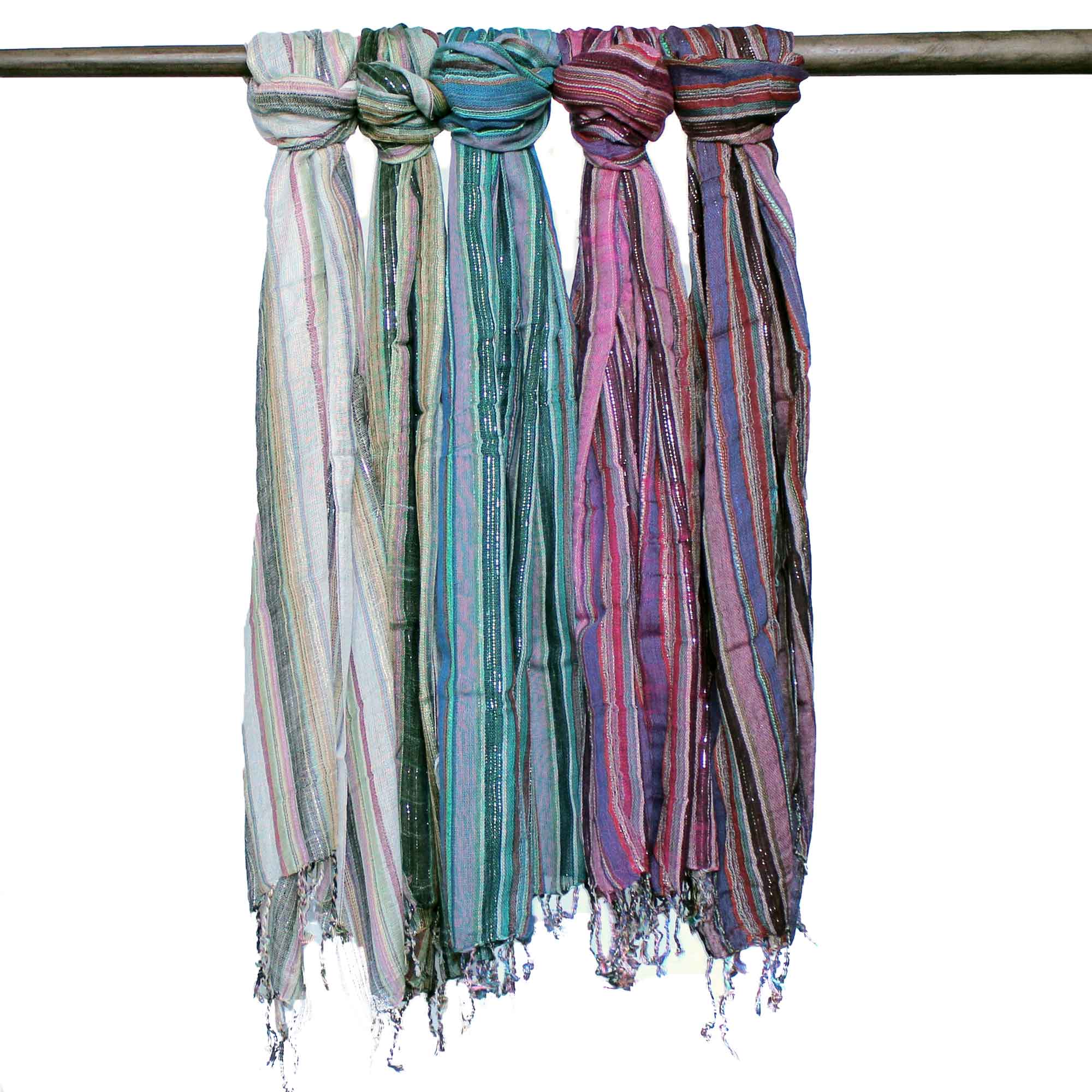 Indická boho šatka 01 (50x180cm)