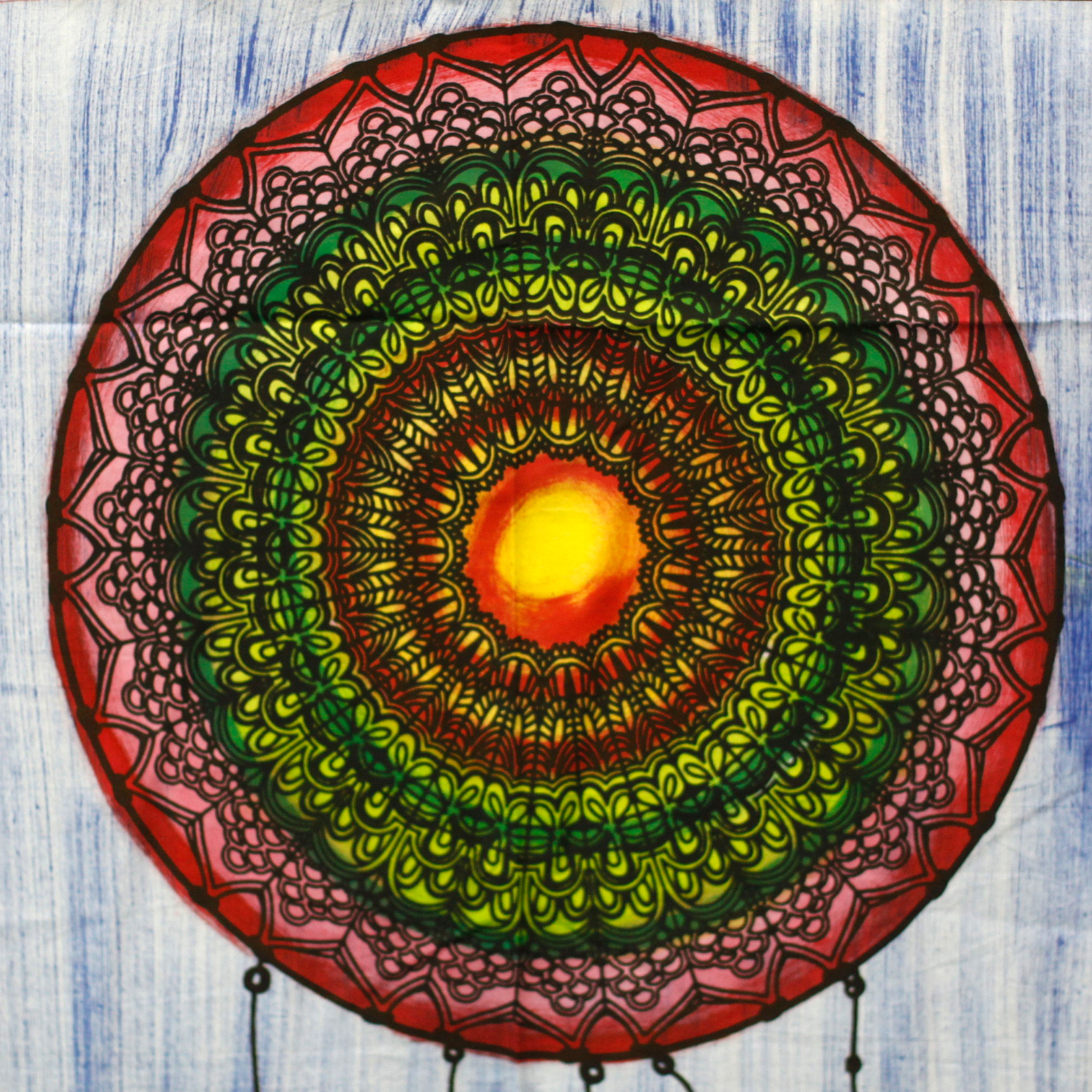 Záves ručne maľovaný Lapač snov 115x75cm