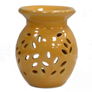 Kvetinová oranžová aromalampa
