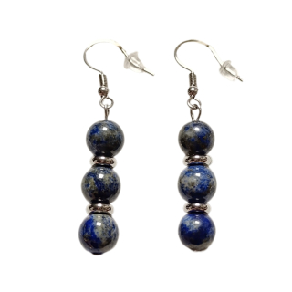 VM Náušnice 3x8mm Lapis lazuli