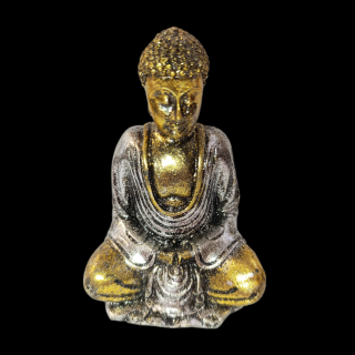 Soška Buddha (malý) zlatá+strieborná