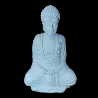 Soška Buddha (malý) matná biela