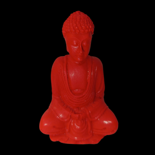 Soška Buddha (malý) matná červená