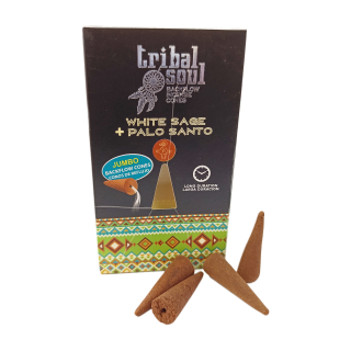 Tribal Soul backflow kužele Biela šalvia a Palo Santo