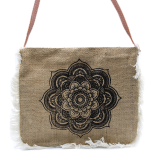 Strapcová taška Mandala (potlač)