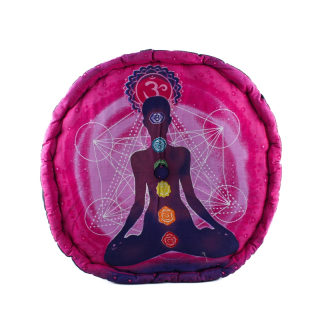Meditačný vankúš Čakra ružový