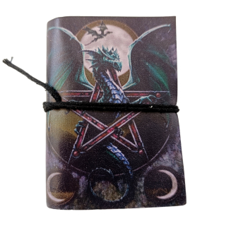 Zápisník gotický 01 Drak a pentagram