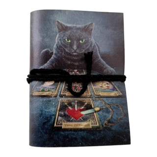 Zápisník gotický 06 Čierna mačka a tarot