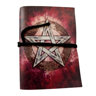 Zápisník gotický 07 Červený pentagram
