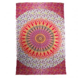 Záves Mandala červená 140x210cm