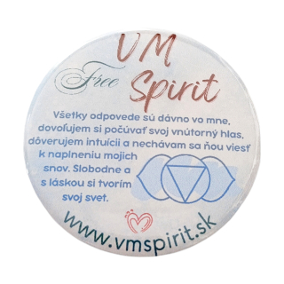 VM Free Spirit Afirmačné zrkadielko 6. čakra