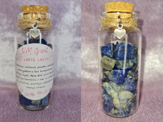 VM Fľaštička darčeková Lapis lazuli