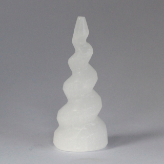 Selenit Špirálová veža 10cm