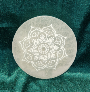 Selenit Podložka Mandala 8cm