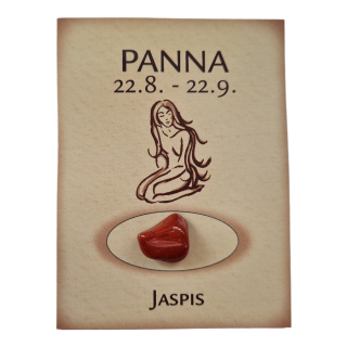 Panna - kartička s minerálom
